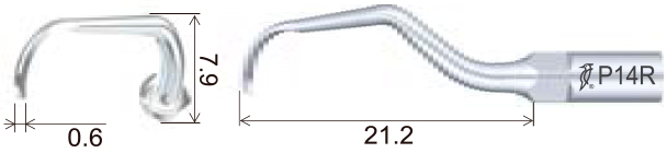 Размеры наконечника для скалера